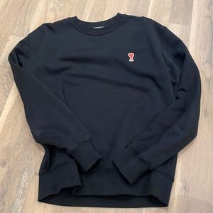 Ami Paris Sweatshirt - Black Size Large!